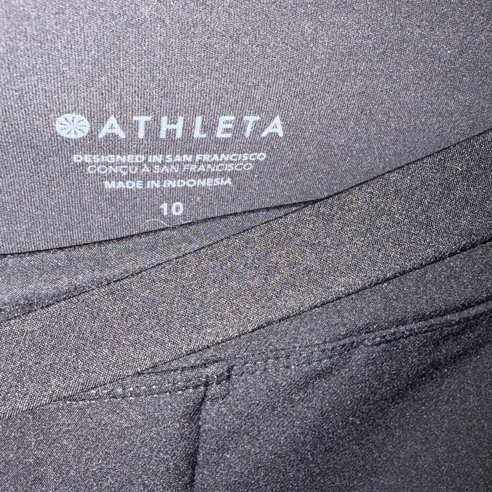 Athleta Endless High Rise Pant, Black, size 10 - Picture 9 of 9